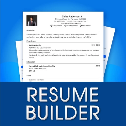 ícone Resume Builder